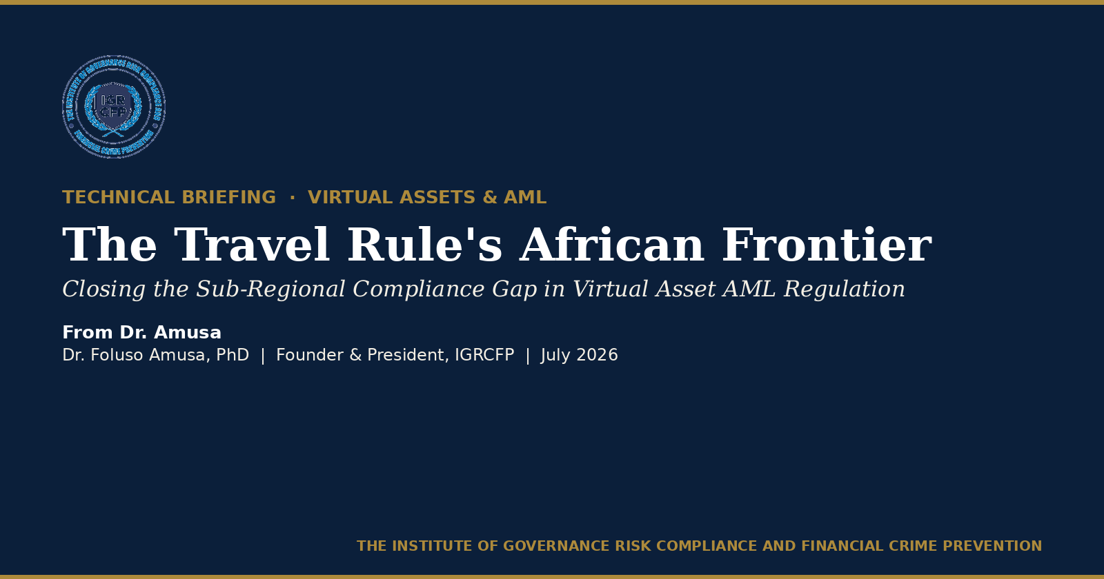 The Travel Rule's African Frontier
